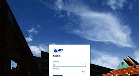 Email Web Client Sign In.
